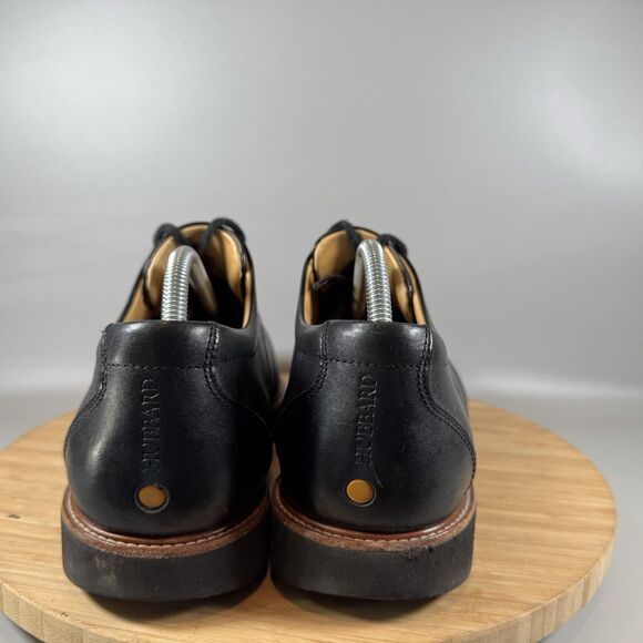 S Samuel Hubbard Founder Mens Sz 9.5 W Oxford Dress Shoes Black Leather‎ main image 4